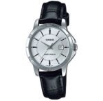 Casio Women's Brown Analog Leather Strap Watch LTP-V004GL-9AUDF