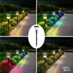 Epyz Solar Outdoor Garden LED Light Landscape, Pathway Lights (10, White Light)