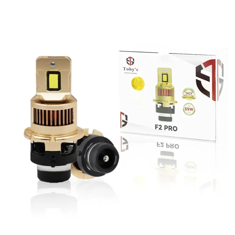 Tobys Upgraded F2 PRO D2 Hid to Led Headlight 5500LM 800% Brighter Real 1:1 Size 6500K Cool White Direct Installation