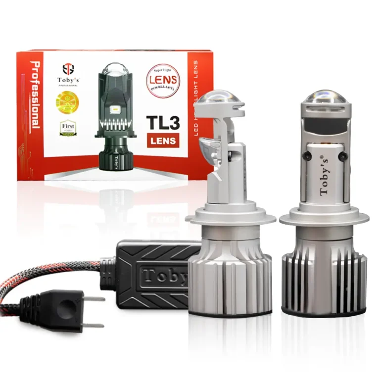 New TL3 H7 Led Headlight Bulbs with Mini Projector Lens High/Low beam DC12V 6500K white light