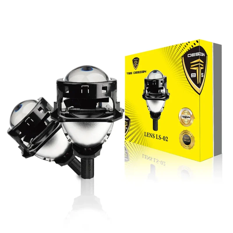 Tobys Lens LS-02 3 Inch Bi LED Projector 84watts Pair power with 6000K Color Temperature Car Headlight