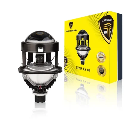 Lens LS-03 2.5 Inch Bi LED Projector 84watts/Pair power with 6000K Color Temperature Car Headlight