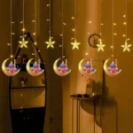 Toby’s Mosque And Moon Design Curtain Ramadan Light