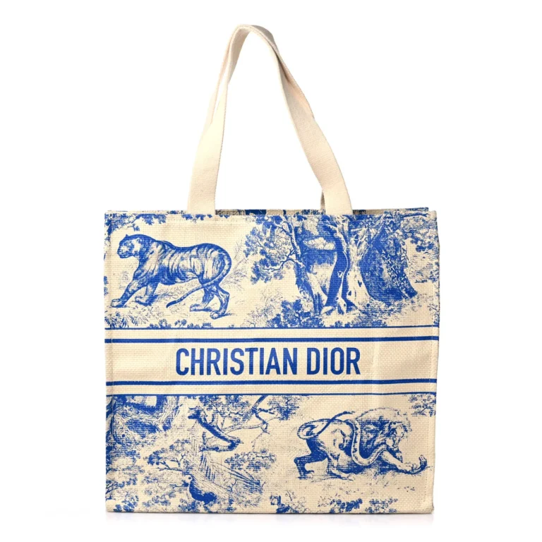 Straw Dioriviera Tote Beige