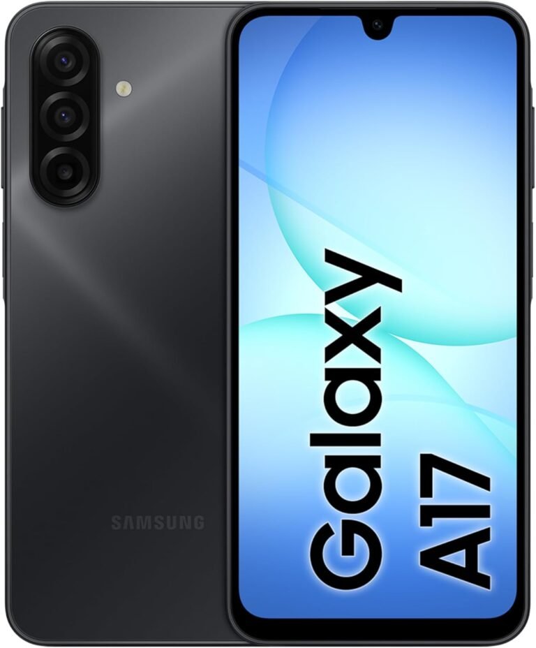 Samsung Galaxy A17 LTE, Android Smartphone, 128GB Storage, 6GB RAM, Black, 6x OS Upgrades, Large Display, 50MP OIS Camera