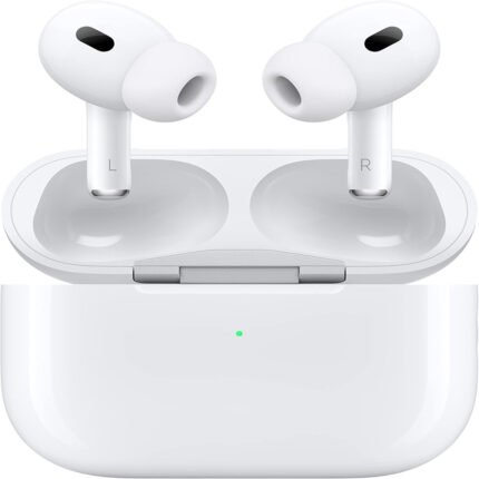 Apple AirPods Pro 2 Wireless Earbuds, Bluetooth Headphones, Active Noise Cancellation, Hearing Aid Feature, Transparency, Personalized Spatial Audio, High-Fidelity Sound, H2 Chip, USB-C Charging