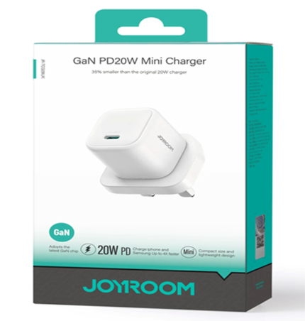 JR-TCG08 GaN PD20W mini Charger-White