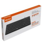 Mission Wired USB Keyboard, Ultra Slim, Compact Design, 96 Keys, Supports Arabic and English Languages ​​(MT-K410-RS)