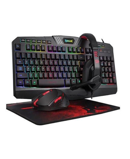 4 in 1 Combo S101-BA-2 Keyboard, Mouse, Headset & Mouse Pad