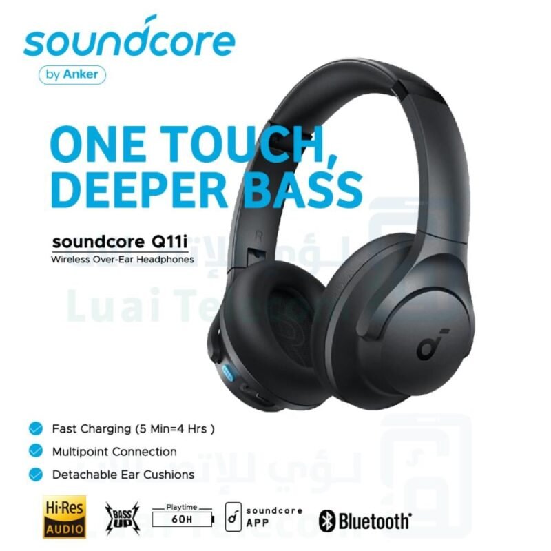 Anker Soundcore Q11i Wireless Headphones - Black